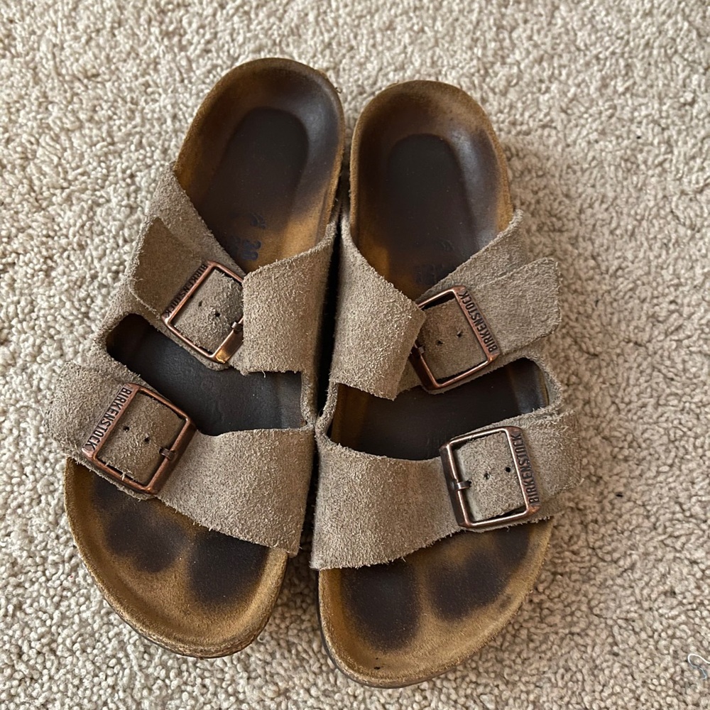 Suede Birkenstocks